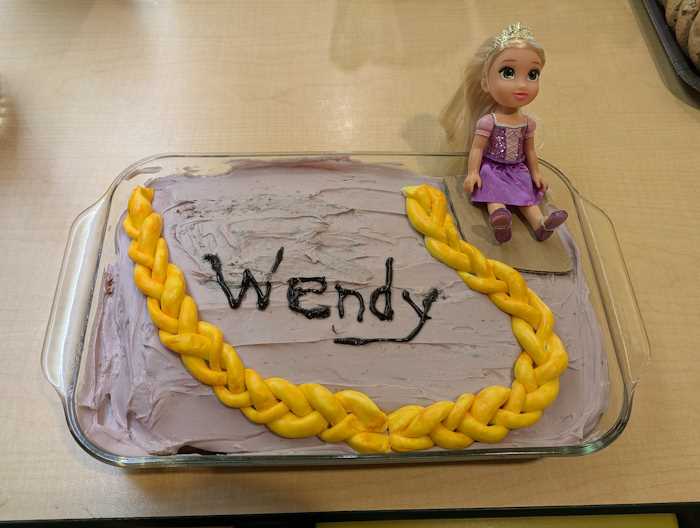 Featured image for A Rapunzel Cake for My Daughter's Birthday